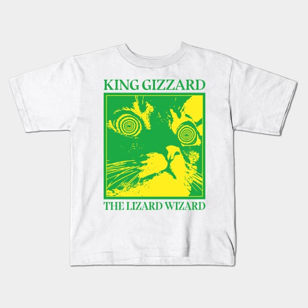 King Gizzard & the Lizard Wizard - Fanmade Kids T-Shirt by fuzzdevil